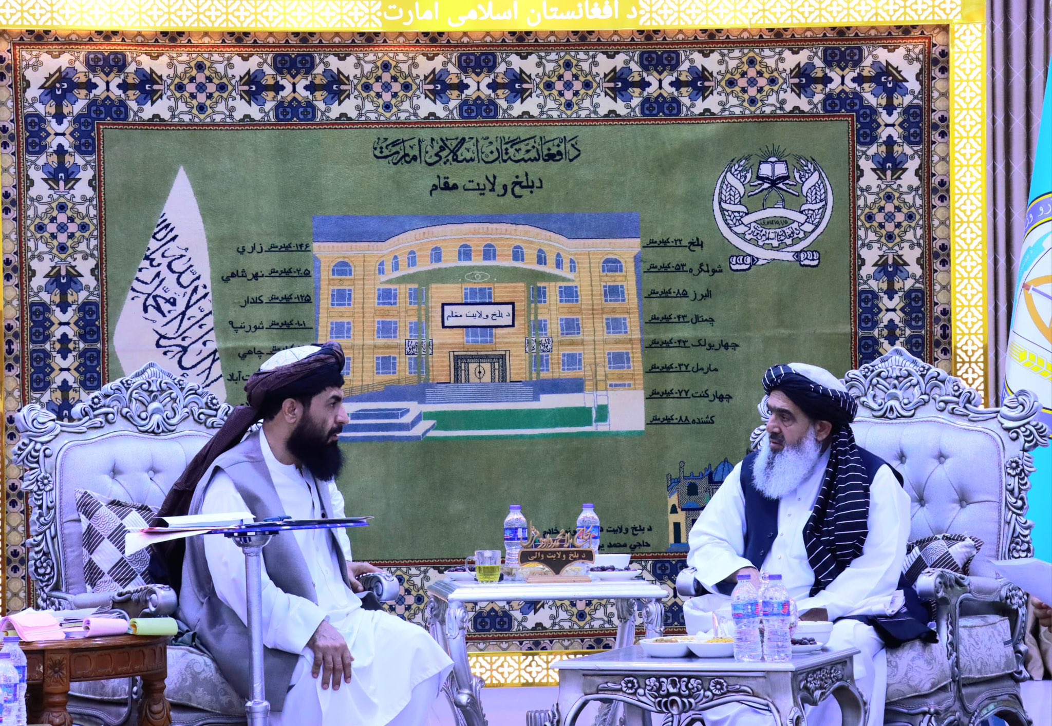 د عامې روغتيا وزير د بلخ له والي سره د روغتیايي خدمتونو پر پراختیا خبرې کړي